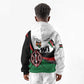 Personalised Kenya Kid Hoodie Madaraka Day - Maasai Shield