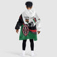 Personalised Kenya Kid Wearable Blanket Hoodie Madaraka Day - Maasai Shield
