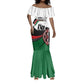 Personalised Kenya Mermaid Dress Madaraka Day - Maasai Shield