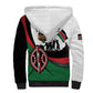 Personalised Kenya Sherpa Hoodie Madaraka Day - Maasai Shield