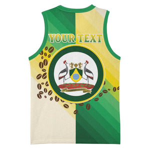 Personalised Nairobi Kenya Basketball Jersey Coat Of Arms With Coffee LT15