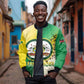 Personalised Nairobi Kenya Bomber Jacket Coat Of Arms With Coffee