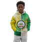 Personalised Nairobi Kenya Kid Hoodie Coat Of Arms With Coffee