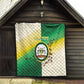 Personalised Nairobi Kenya Quilt Coat Of Arms With Coffee