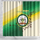 Personalised Nairobi Kenya Shower Curtain Coat Of Arms With Coffee