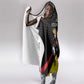 Jamhuri ya Uganda Rugby Custom Hooded Blanket With Black Crowned Crane Mascot