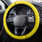 Jamhuri ya Uganda Rugby Steering Wheel Cover With Black Crowned Crane Mascot