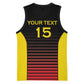 Jamhuri ya Uganda Rugby Custom Basketball Jersey Go Champions Cranes LT15