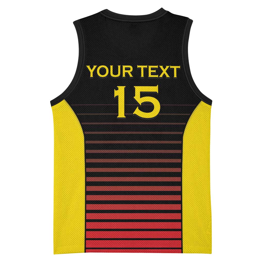 Jamhuri ya Uganda Rugby Custom Basketball Jersey Go Champions Cranes LT15