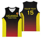 Jamhuri ya Uganda Rugby Custom Basketball Jersey Go Champions Cranes LT15