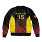 Jamhuri ya Uganda Rugby Custom Bomber Jacket Go Champions Cranes