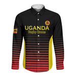 Jamhuri ya Uganda Rugby Custom Long Sleeve Button Shirt Go Champions Cranes