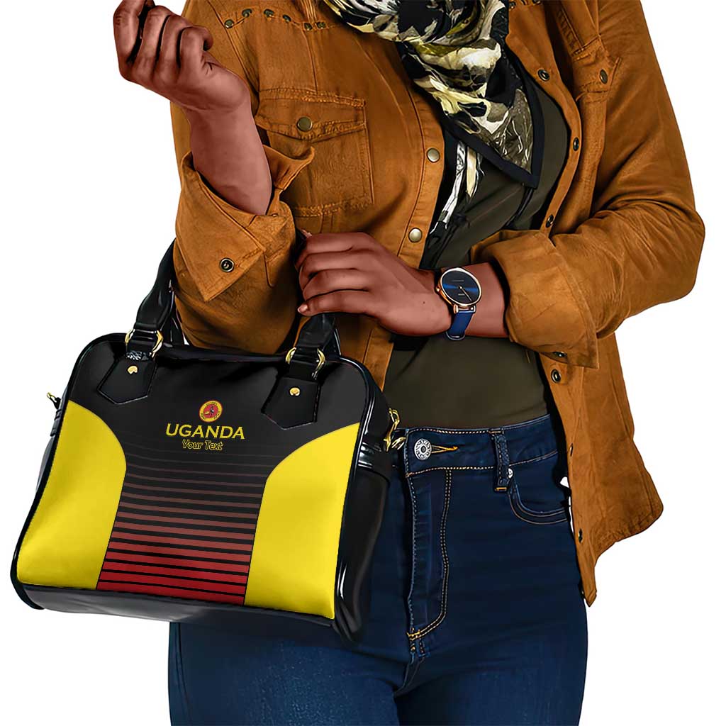 Jamhuri ya Uganda Rugby Custom Shoulder Handbag Go Champions Cranes