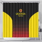 Jamhuri ya Uganda Rugby Custom Shower Curtain Go Champions Cranes
