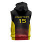 Jamhuri ya Uganda Rugby Custom Sleeveless Zip Hoodie Go Champions Cranes - African Pride