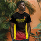 Jamhuri ya Uganda Rugby Custom T shirt Go Champions Cranes