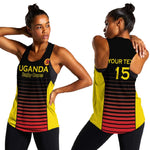 Jamhuri ya Uganda Rugby Custom Women Racerback Tank Go Champions Cranes