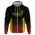 Jamhuri ya Uganda Rugby Custom Zip Hoodie Go Champions Cranes