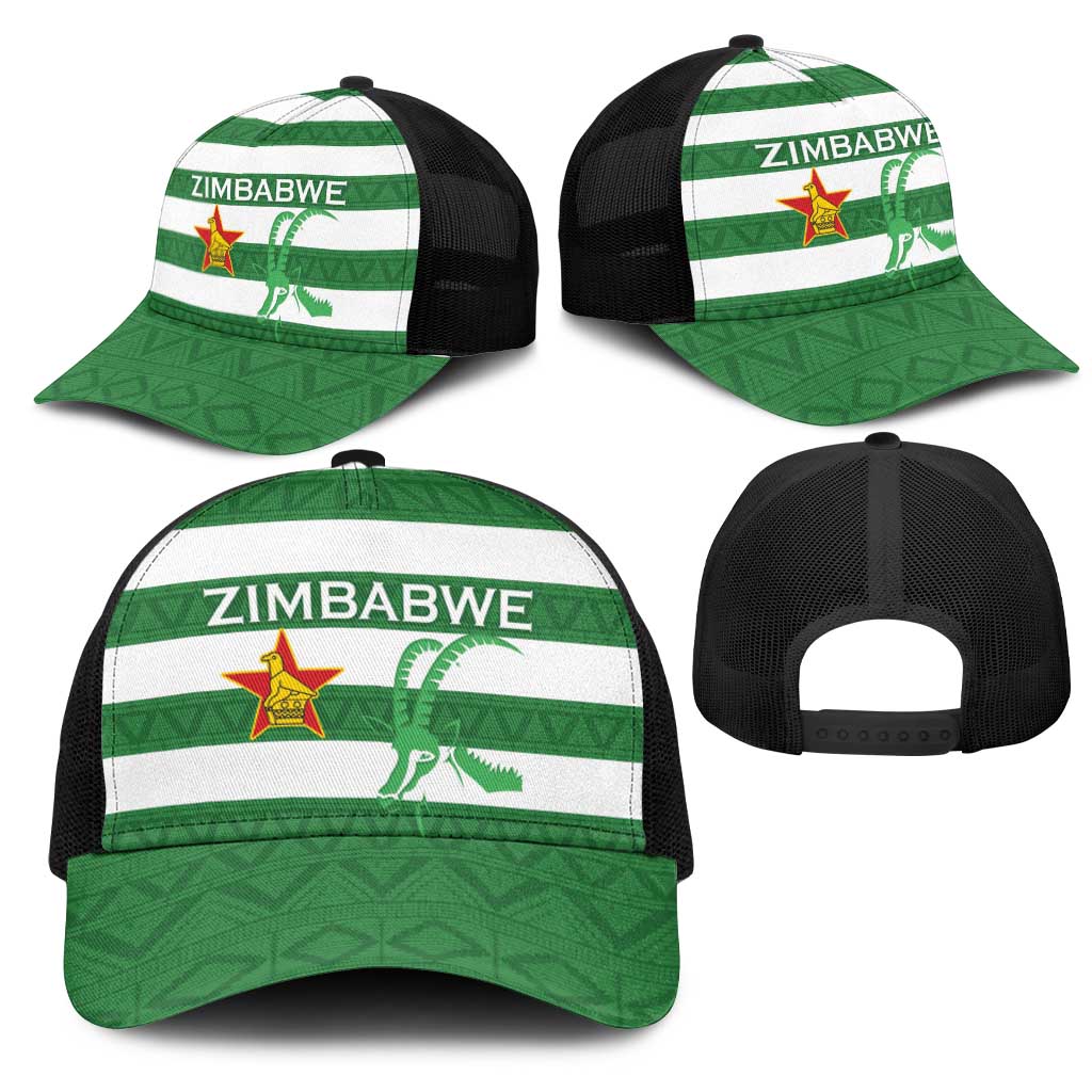 Zimbabwe Rugby Baseball Net Cap Go Sables Go - African Pride