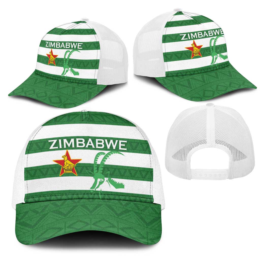 Zimbabwe Rugby Baseball Net Cap Go Sables Go - African Pride