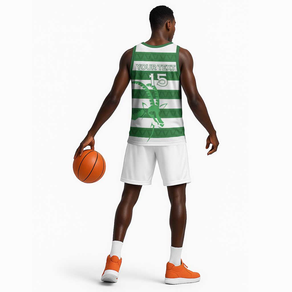 Nyika yeZimbabwe Rugby Custom Basketball Jersey Come On Sables LT15