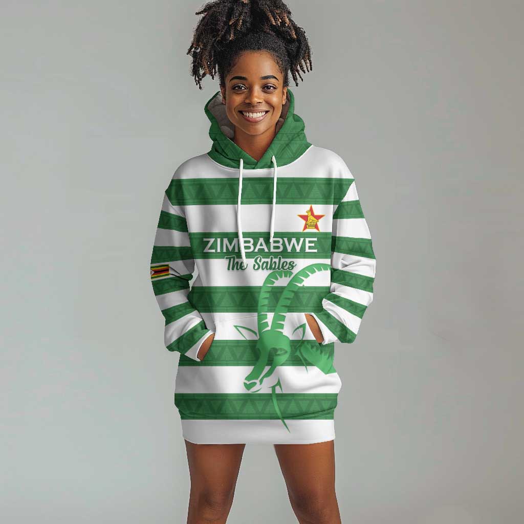 Nyika yeZimbabwe Rugby Custom Hoodie Dress Come On Sables