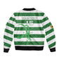 Nyika yeZimbabwe Rugby Custom Sleeve Zip Bomber Jacket Come On Sables