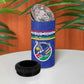 Namibia Rugby Custom 4 in 1 Can Cooler Tumbler African Fish Eagle - Flag Colors