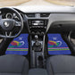Namibia Rugby Custom Car Mats African Fish Eagle - Flag Colors