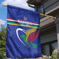 Namibia Rugby Custom Garden Flag African Fish Eagle - Flag Colors