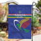 Namibia Rugby Custom Garden Flag African Fish Eagle - Flag Colors