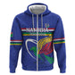 Namibia Rugby Custom Hoodie African Fish Eagle - Flag Colors