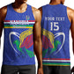 Namibia Rugby Custom Men Tank Top African Fish Eagle - Flag Colors