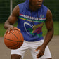 Namibia Rugby Custom Sleeveless Hoodie African Fish Eagle - Flag Colors - African Pride