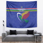 Namibia Rugby Custom Tapestry African Fish Eagle - Flag Colors