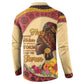 Black History Month Button Sweatshirt African Woman Afro I Am The Storm