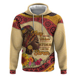 African Woman Hoodie I Am The Storm - African Pride