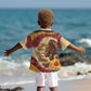 African Woman Kid Hawaiian Shirt I Am The Storm - African Pride