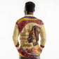 African Woman Long Sleeve Polo Shirt I Am The Storm - African Pride