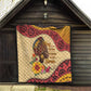 African Woman Quilt I Am The Storm - African Pride