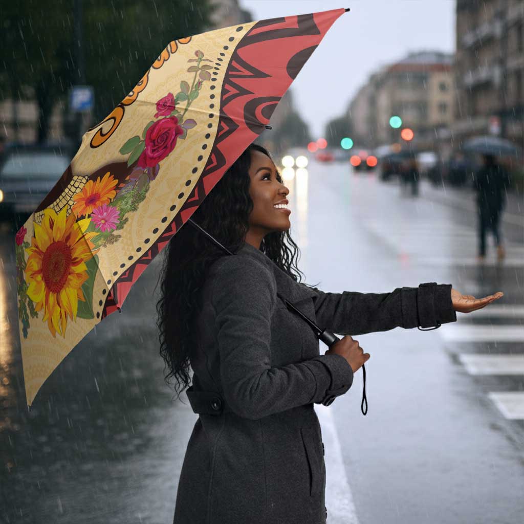 Black History Month Umbrella African Woman Afro I Am The Storm