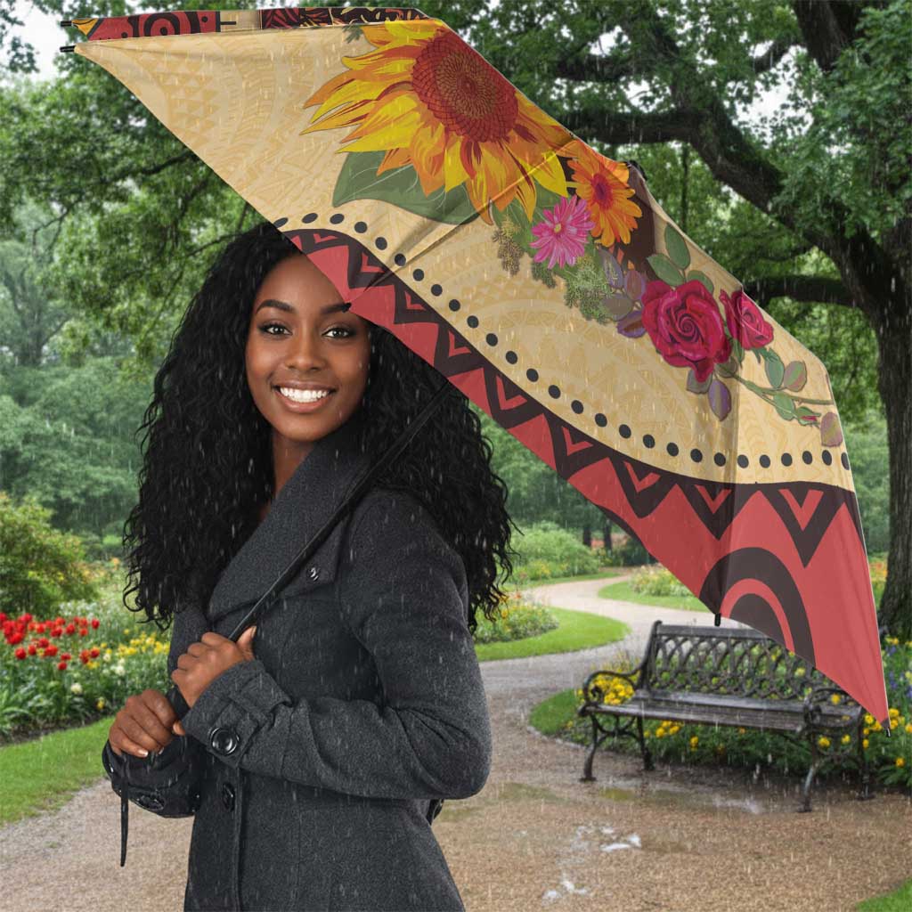 Black History Month Umbrella African Woman Afro I Am The Storm