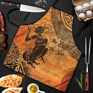 African Women Apron She Is Rooted In The Earth and Rising Like The Sun