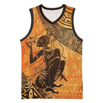 African Women Basketball Jersey With Tribal Pattern LT15