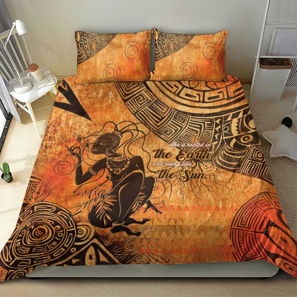African Women Bedding Set With Tribal Pattern - African Pride