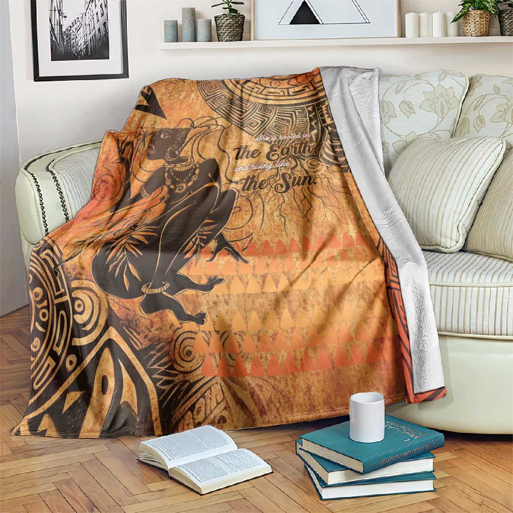 African Women Blanket With Tribal Pattern - African Pride