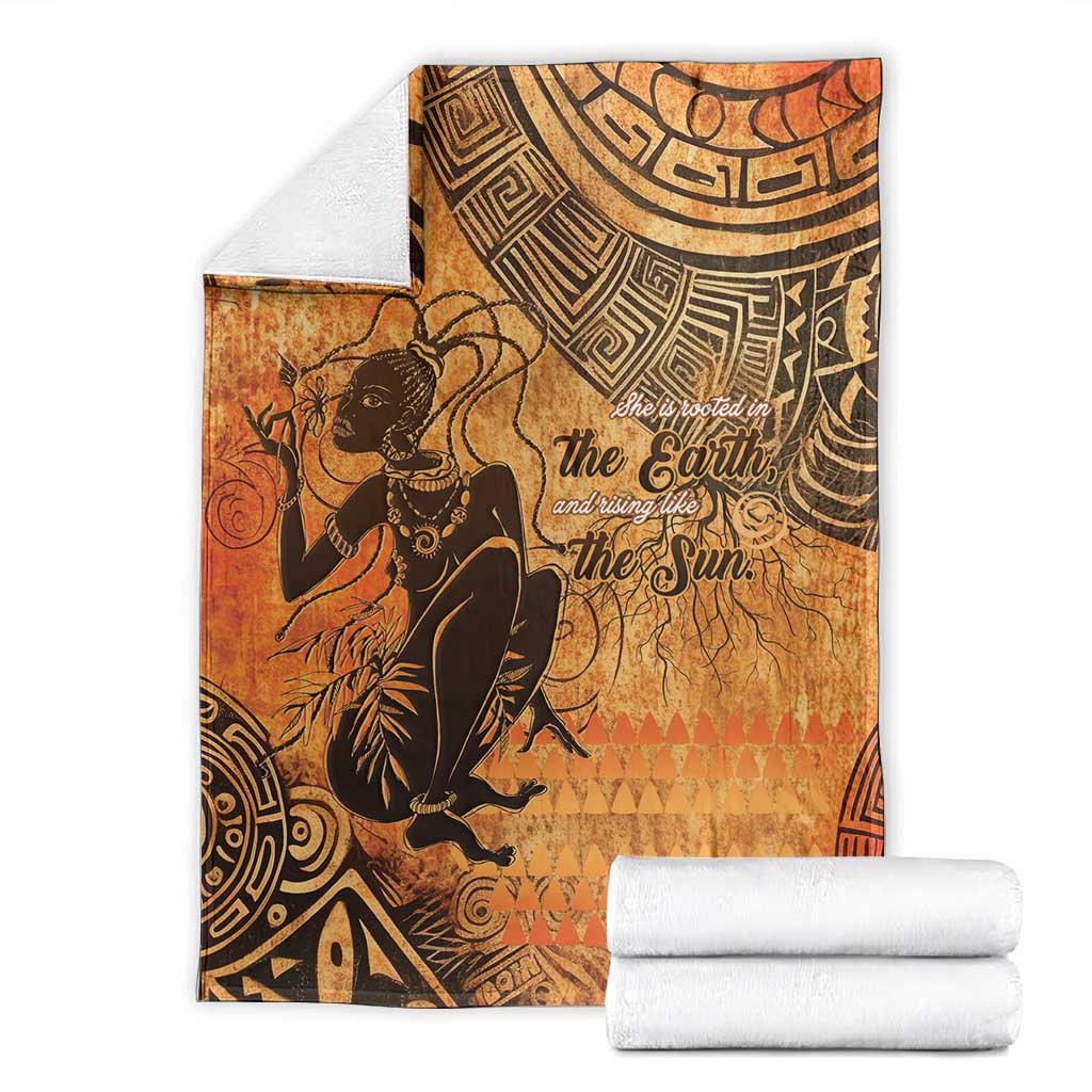 African Women Blanket With Tribal Pattern - African Pride