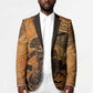 African Women Blazer She Is Rooted In The Earth and Rising Like The Sun