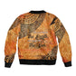 African Women Bomber Jacket With Tribal Pattern - African Pride