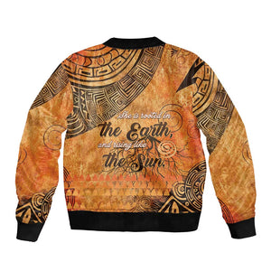 African Women Bomber Jacket With Tribal Pattern - African Pride